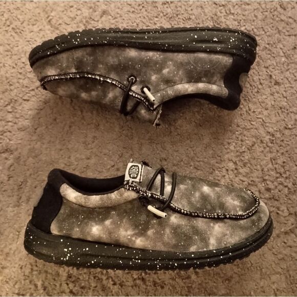 Hey Dude Wally Youth Galaxy Slip-on Shoes Boys Toddler Size 13 PRE-OWNED - Picture 2 of 6